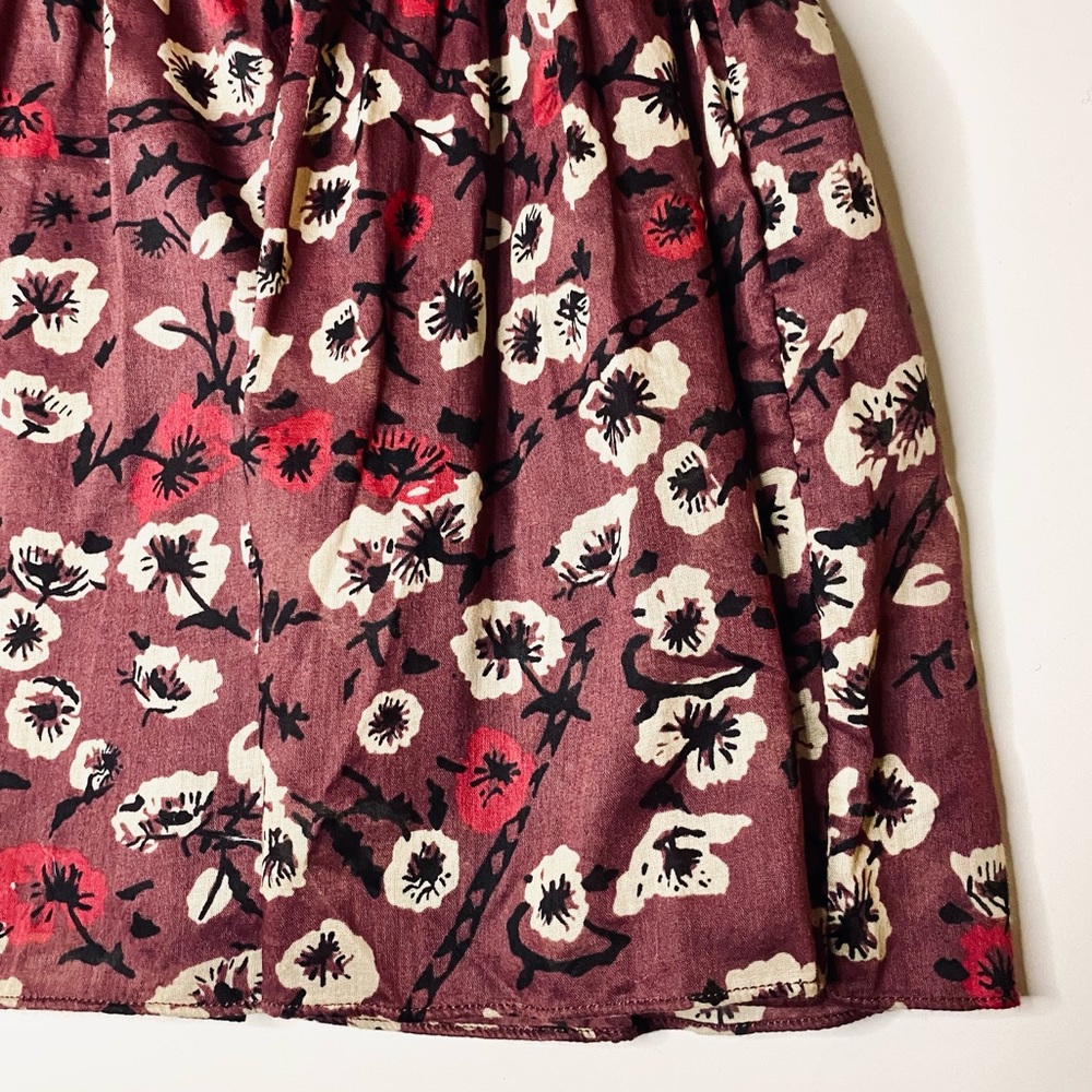 NWT Sz 6 BURBERRY Cotton Dress. Lined. Flowers. - Picture 7 of 8